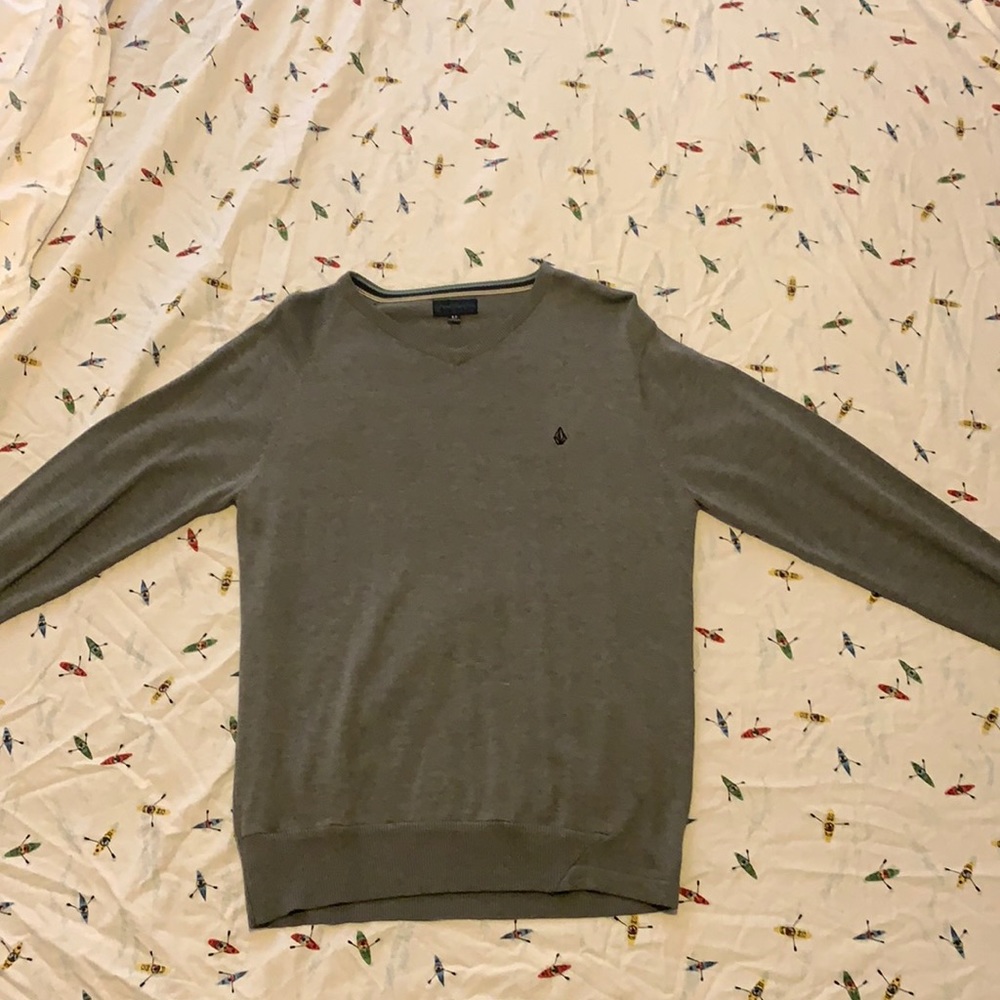 Volcom Men’s Small-Grey Crew Sweater
